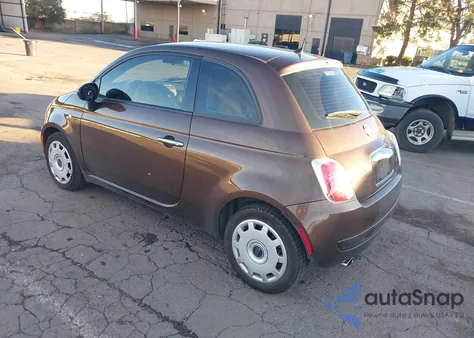 2013 Fiat 500 Pop from USA, damaged, VIN 3C3CFFARXDT743256